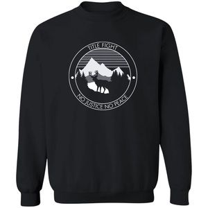 TITLE FIGHT NO JUSTICE NO PEACE HOODIE